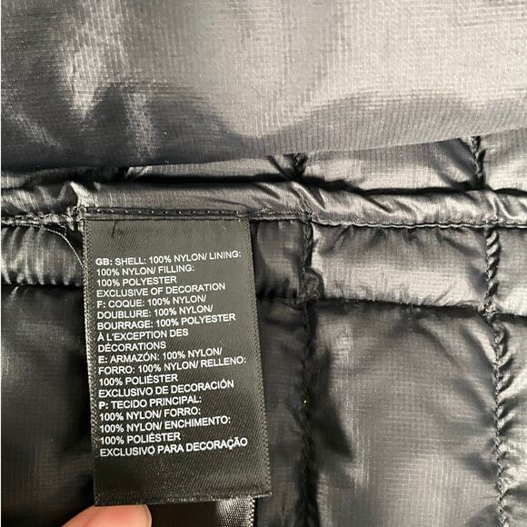 The North Face Women ThermoBall™ Eco Hooded Long Jacket Size Small Black Quilted - Picture 12 of 13